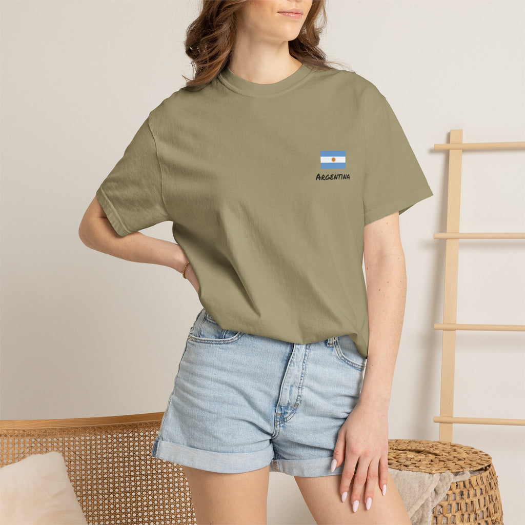 Argentina Unisex Garment-Dyed T-shirt