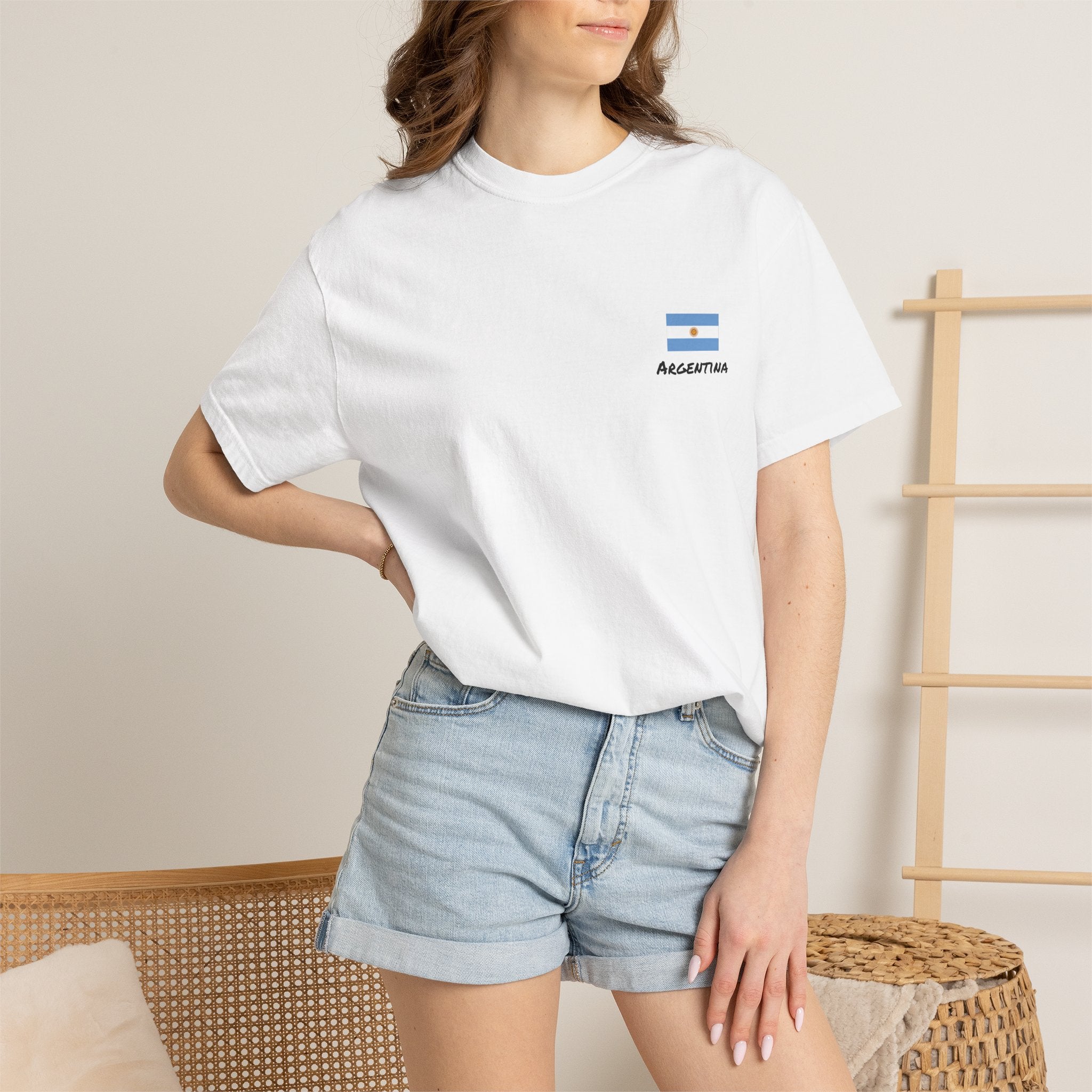 Argentina Unisex Garment-Dyed T-shirt