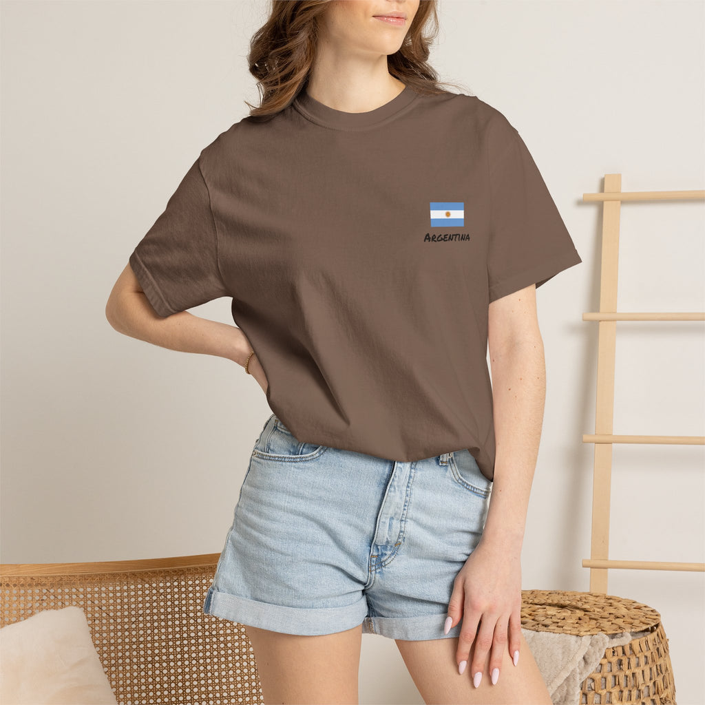 Argentina Unisex Garment-Dyed T-shirt