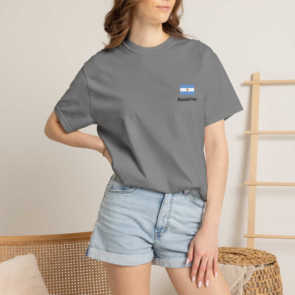 Argentina Unisex Garment-Dyed T-shirt
