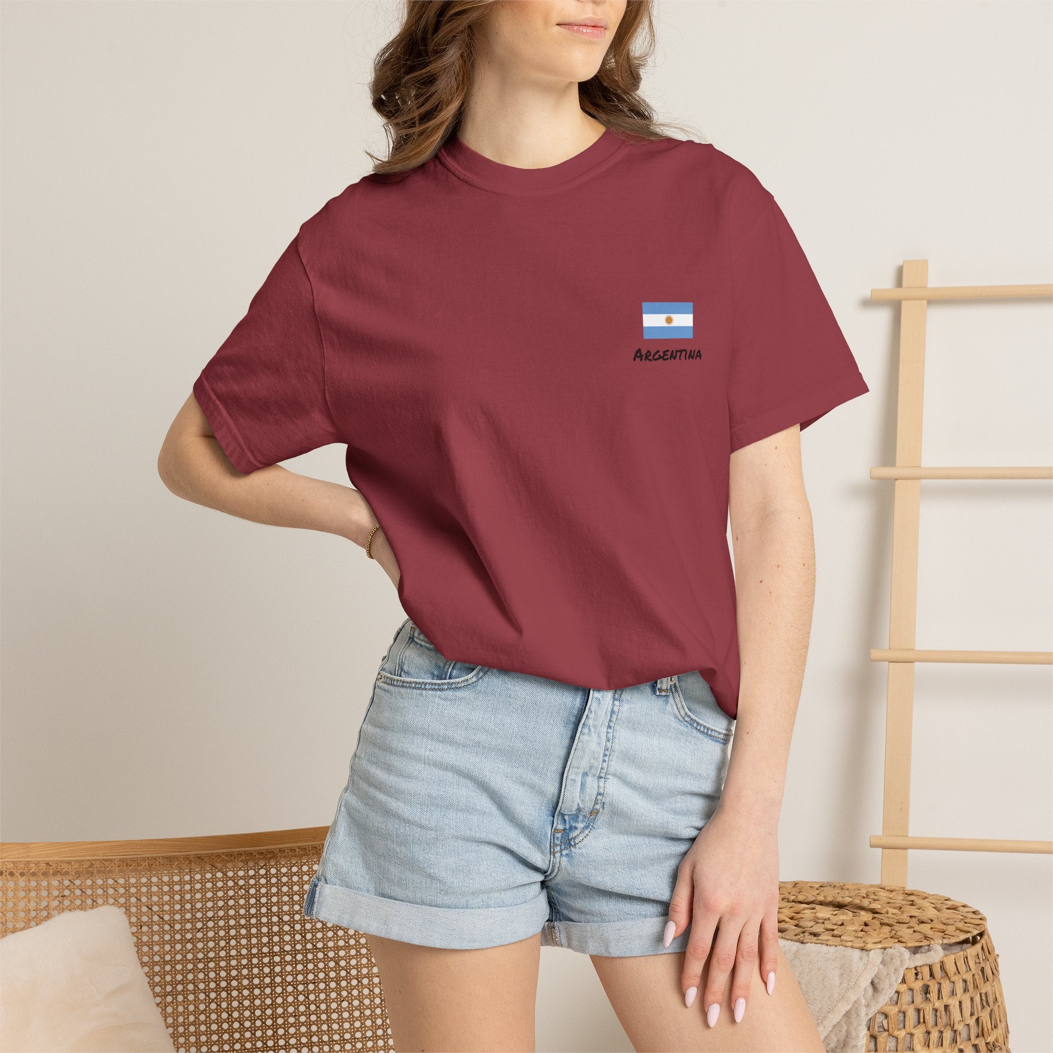 Argentina Unisex Garment-Dyed T-shirt