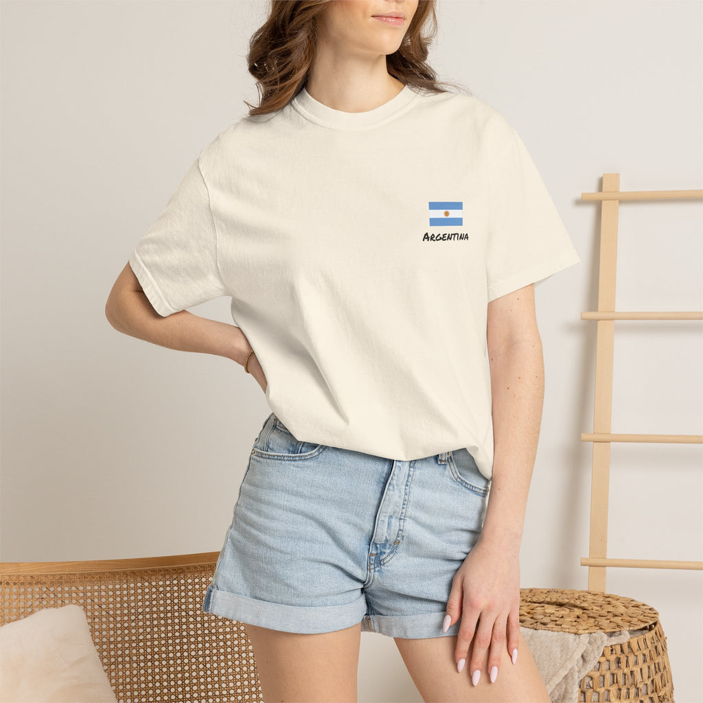 Argentina Unisex Garment-Dyed T-shirt